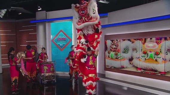 Lion dancing into AAPI Heritage Month
