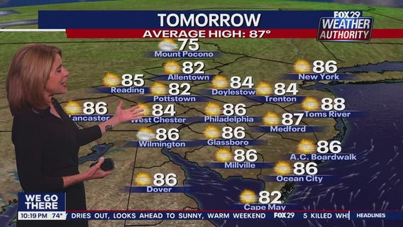 Weather Authority: Thursday, 10 p.m. update
