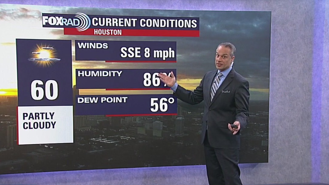 Houston weather: Warm Wednesday ahead in the 80s