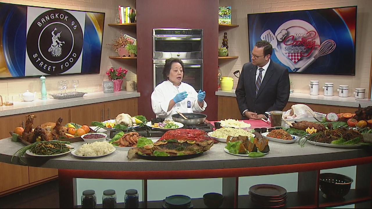 Asian inspired Thanksgiving dishes with Bangkok 96