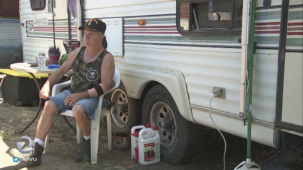 Formerly drug-addicted, homeless veteran finds stability in Antioch RV park, now faces eviction