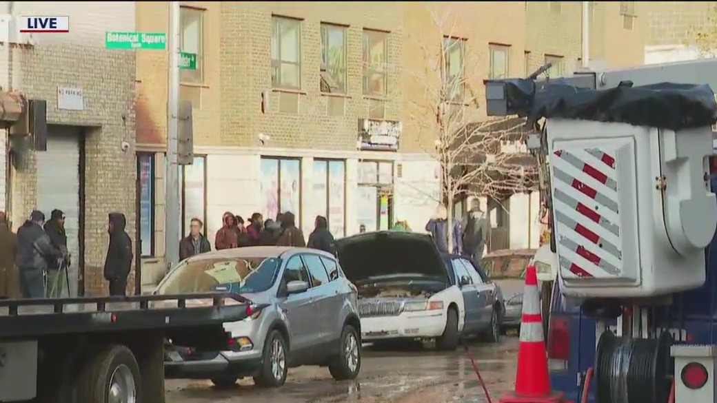 Cleaning up the Bronx water main break