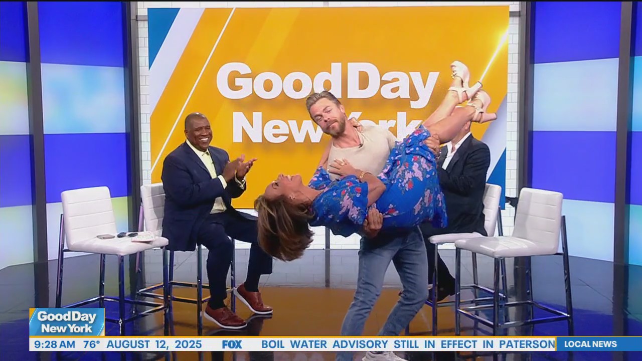 Derek Hough takes Rosanna for a spin