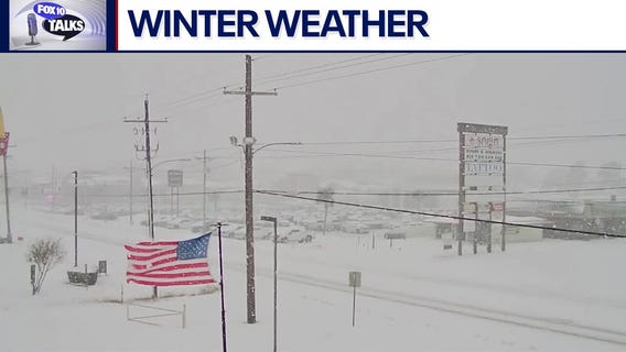 Snow in Deep South, Sky Harbor wind l FOX 10 Talks