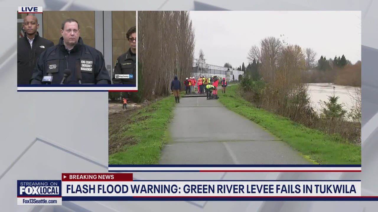 Local leaders give update on Desimone levee failure