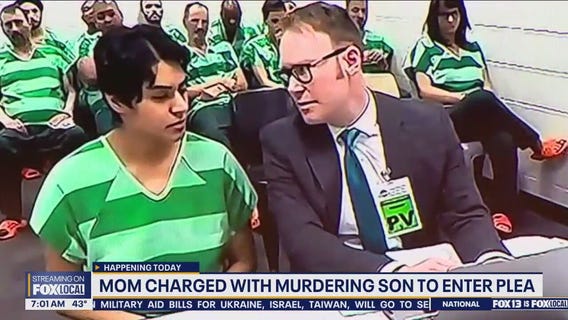 WA mom charged with murdering son to enter plea Monday