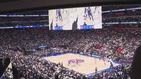 Detroit fans pack LCA for Pistons playoff return