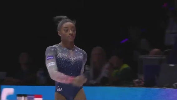 Simone Biles named female athlete of the year