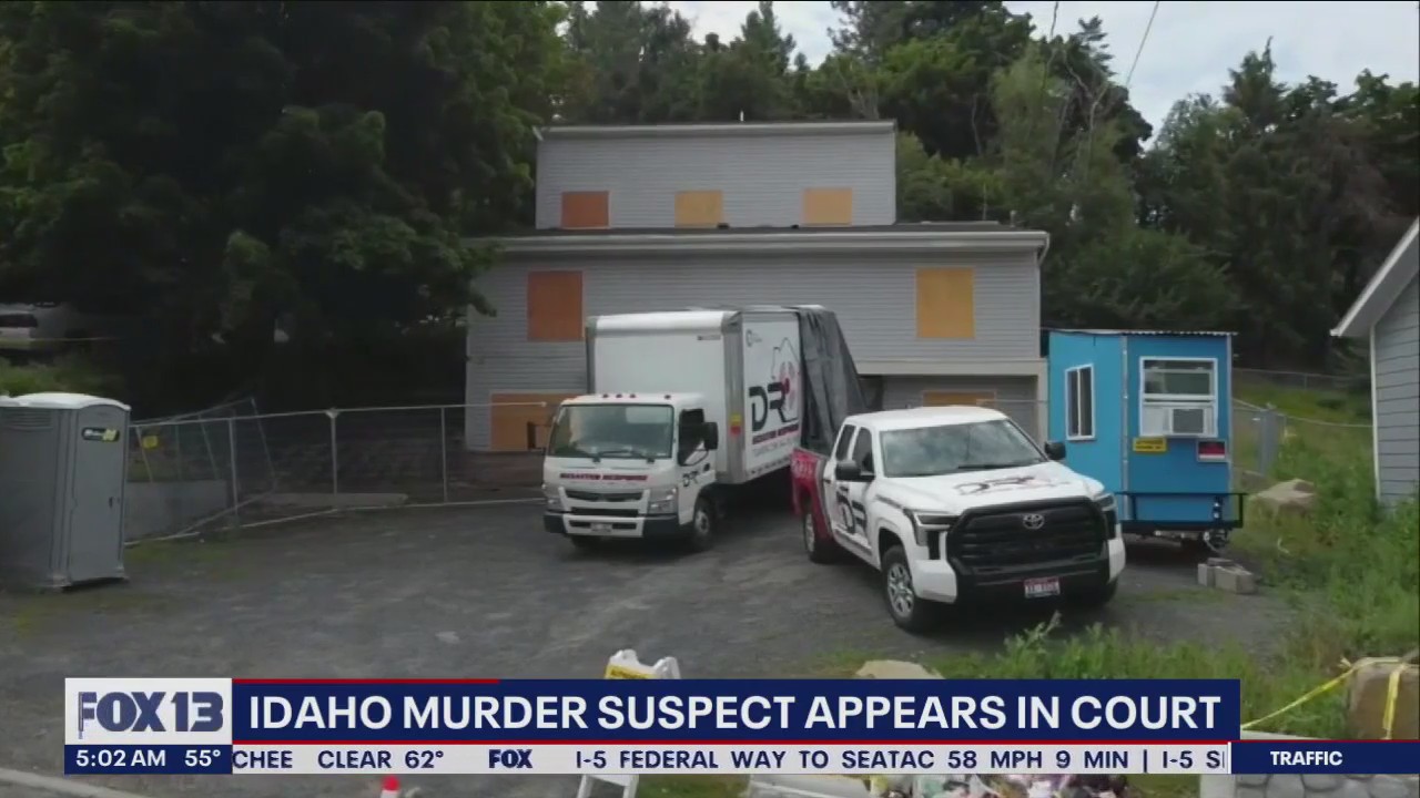Idaho murders: Suspect appears in court; house to be demolished