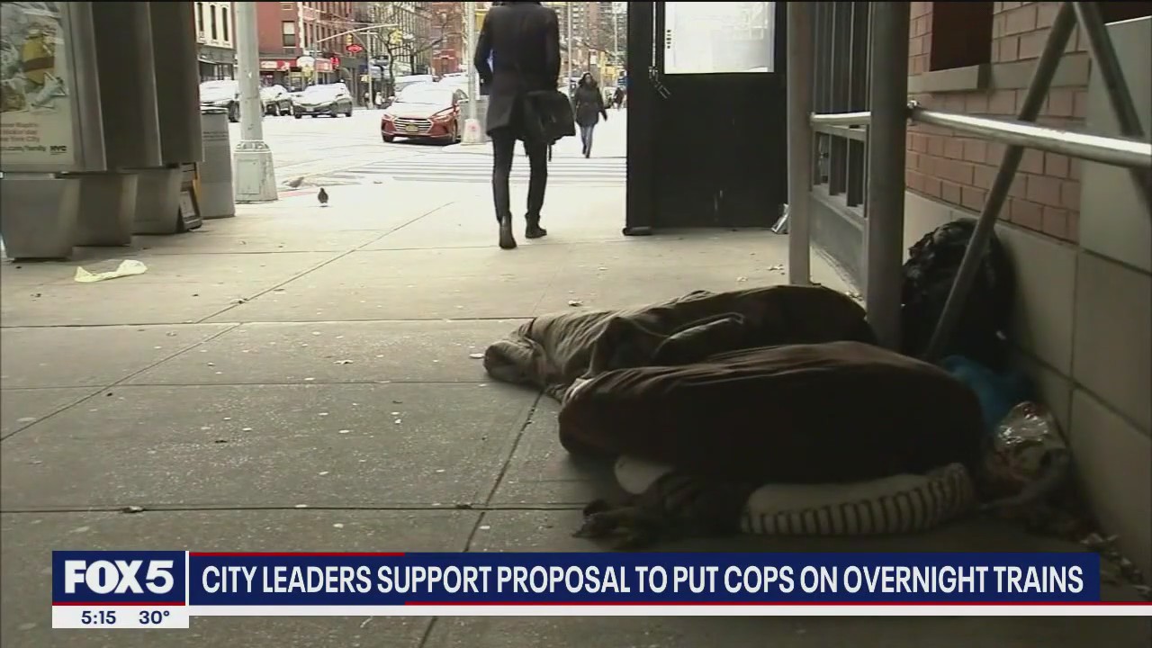 Hochul proposes cops on overnight trains in NYC