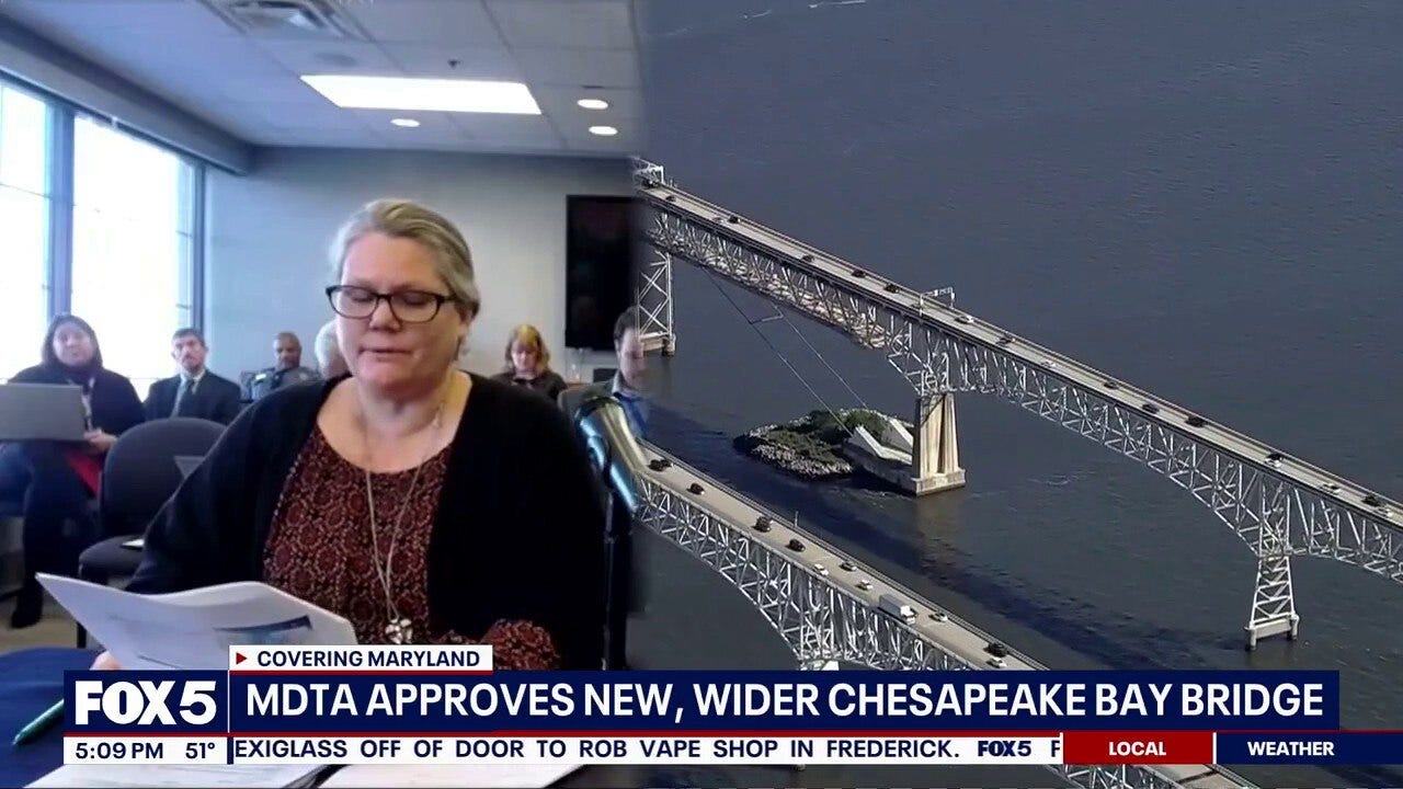 Maryland Transportation Authority approves plan to build new, wider Bay Bridge