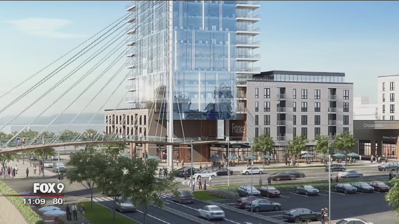 Edina plans 'The Crossroads' towers, bridge over France Avenue