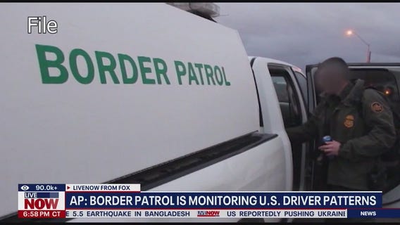Border Patrol is monitoring U.S. drivers, AP reports