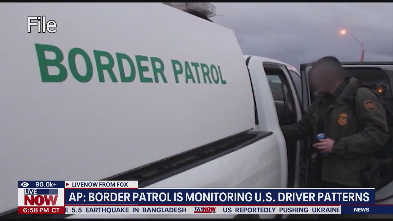 Border Patrol is monitoring U.S. drivers, AP reports