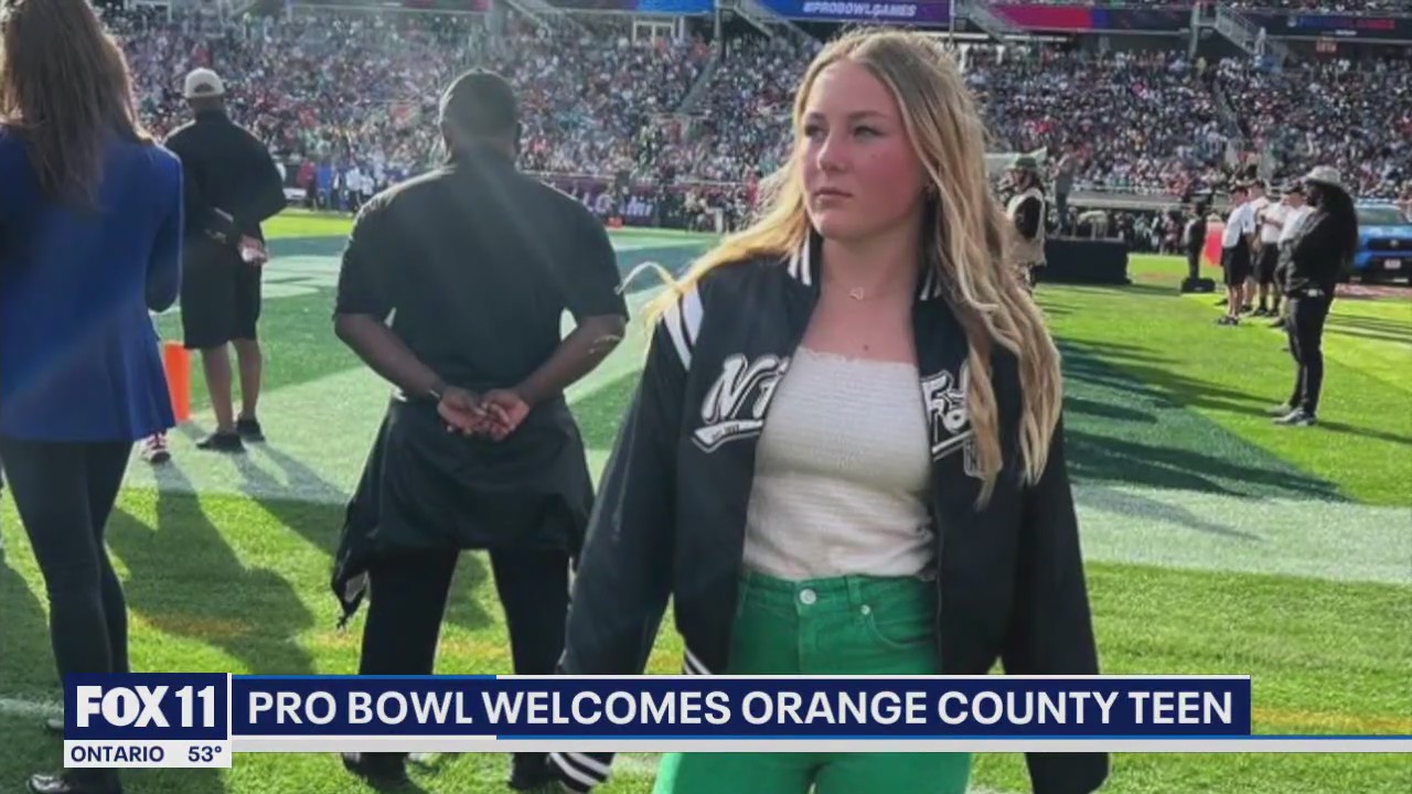 NFL's Pro Bowl welcomes Orange County teen