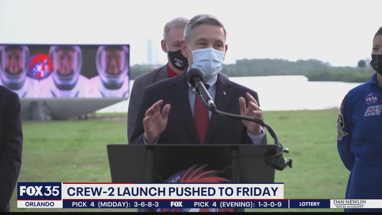 SpaceX Crew-2 launch moved to Friday due to weather