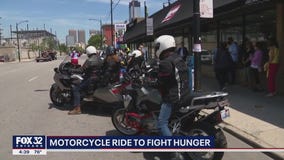Deerfield man kickstarts motorcycle ride to fight hunger
