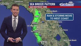 Tampa weather | Spotty showers across the area