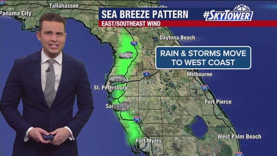 Tampa weather | Spotty showers across the area