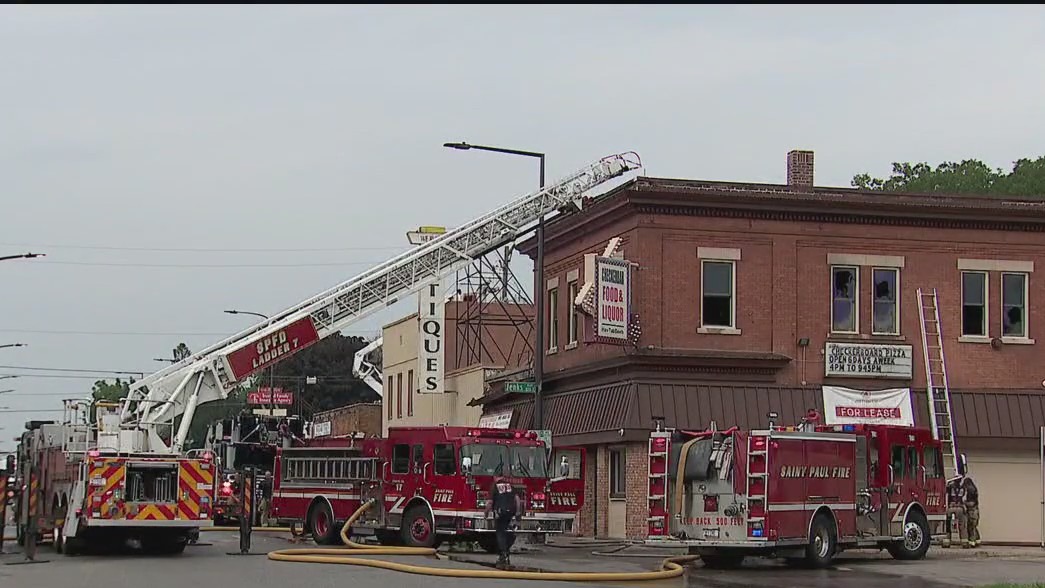 2 fires along same block in St. Paul