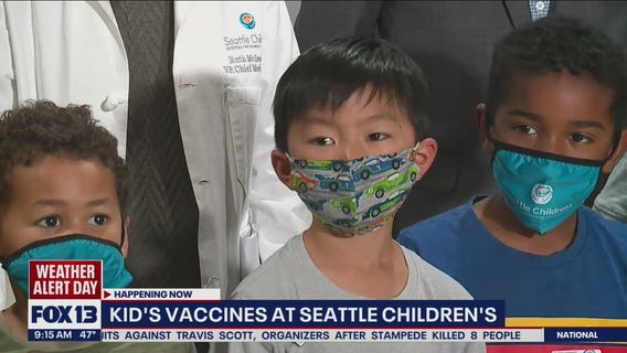 Kids ages 5-11 start getting COVID vaccine at Seattle Children's