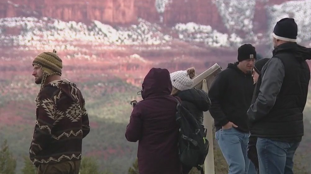 Winter Weather: Storm dumps snow on Sedona