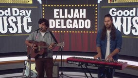 Elijah Delgado performs in FOX 7 Austin studios