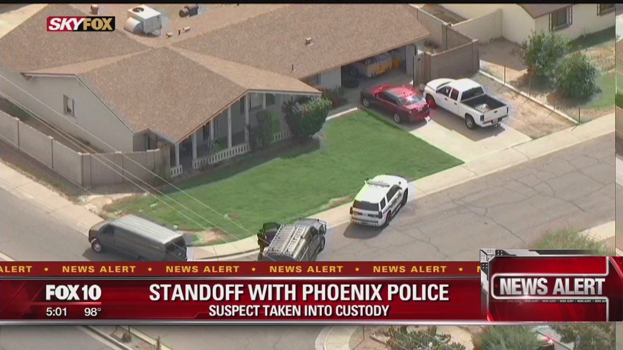 Phoenix Police: Suspect in custody following crime spree, barricade ...