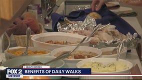 Plan a post-meal walk after Thanksgiving feast