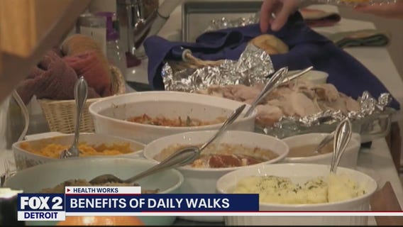 Plan a post-meal walk after Thanksgiving feast