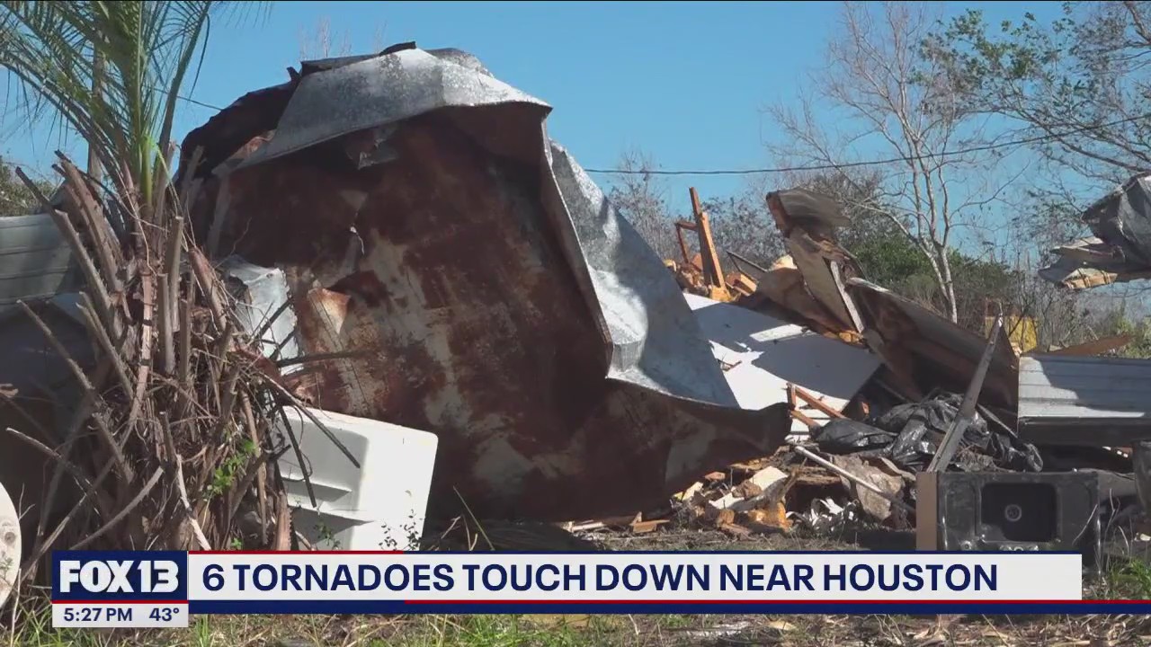 6 tornadoes touch down near Houston