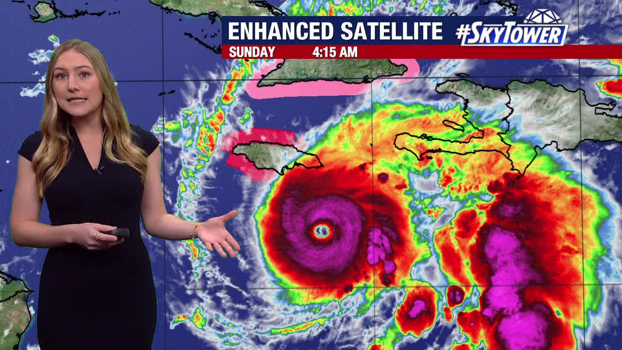 Hurricane Melissa intensifies in Caribbean