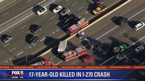 Teen killed in I-270 crash in Montgomery County