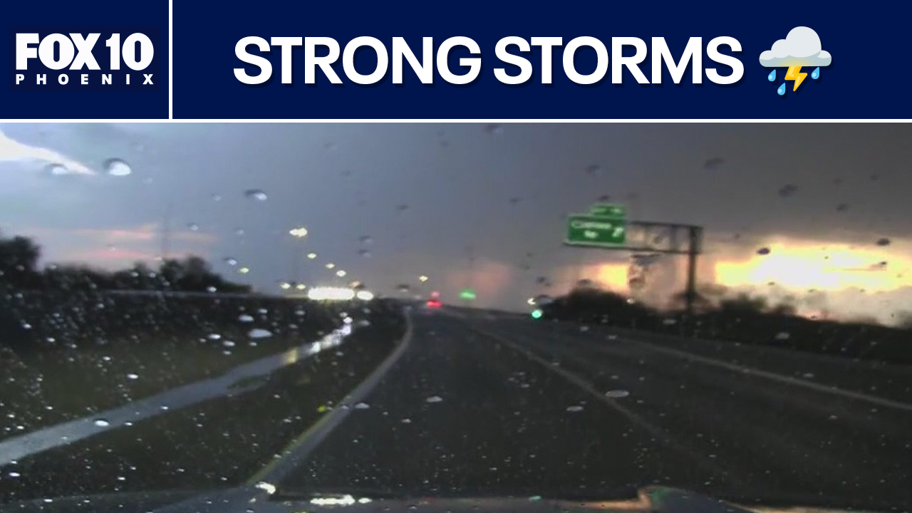 Heavy rain hits parts of the Phoenix area as monsoon moves in | FOX 10 ...
