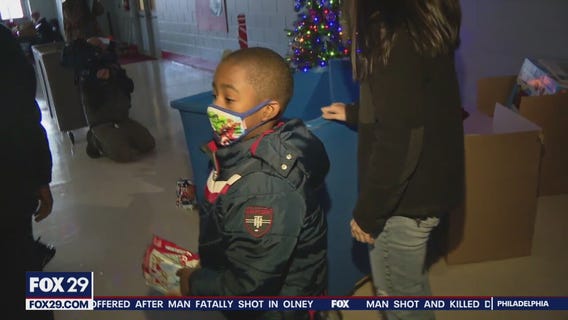 7-year-old boy holds toy drive for fellow students at Oxford Circle school