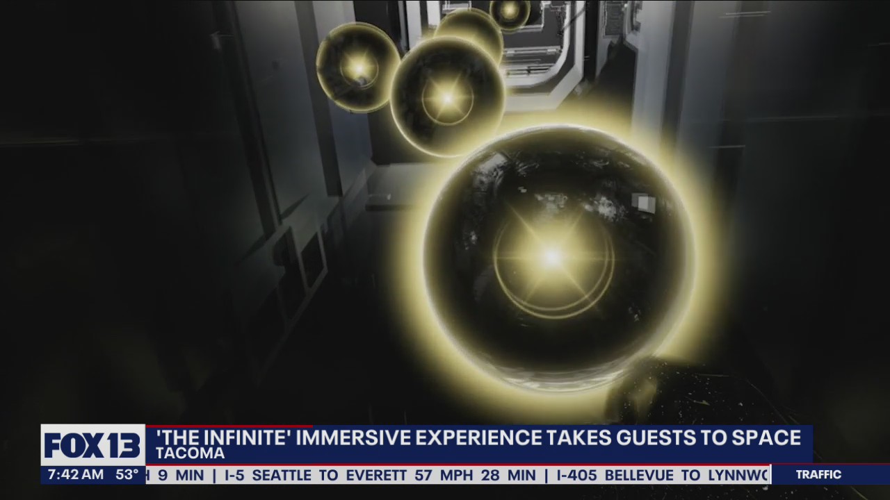 'The Infinite' immersive experience takes guests to space