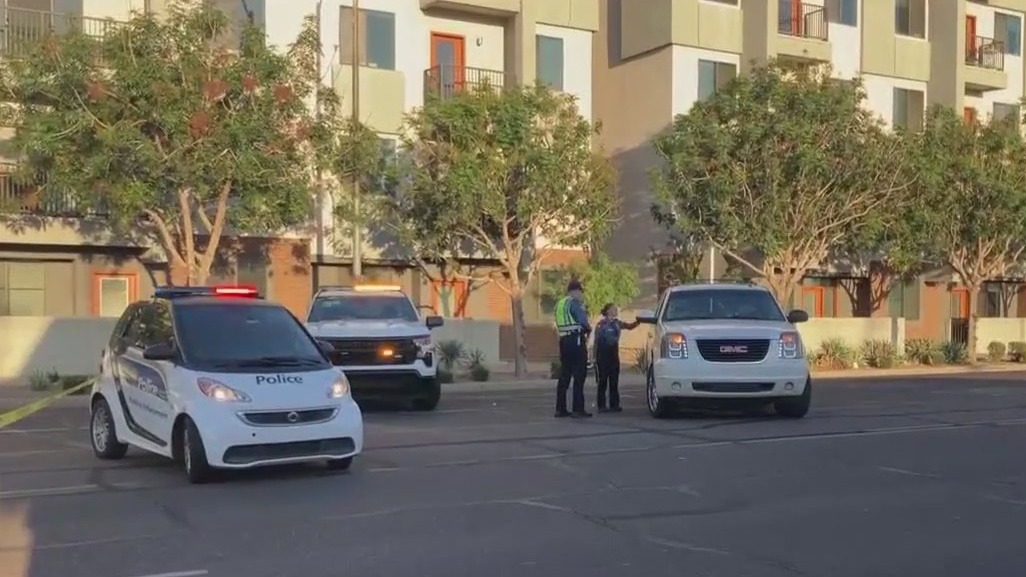 Pedestrian hit at hawk light in critical condition