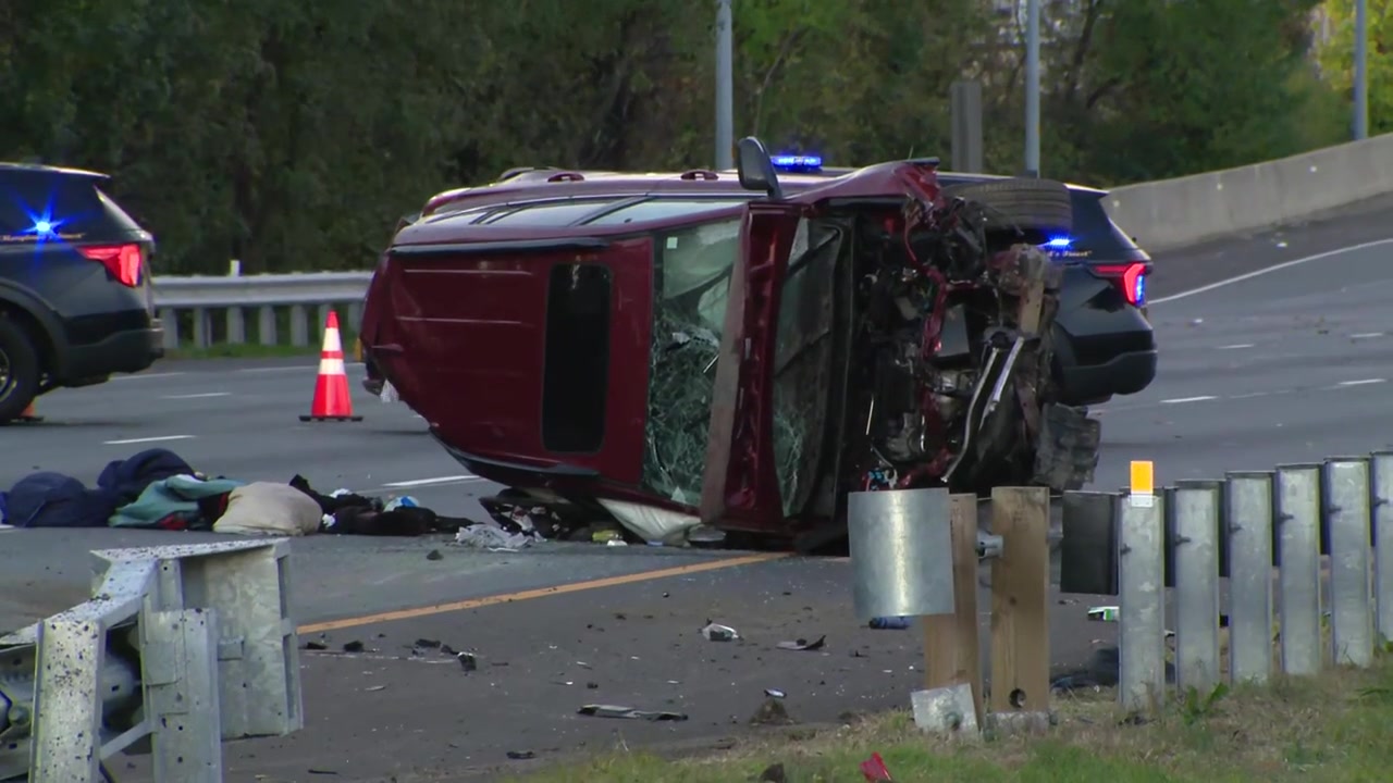 1 dead, 3 injured in rollover crash on I-495 | FOX 5 DC
