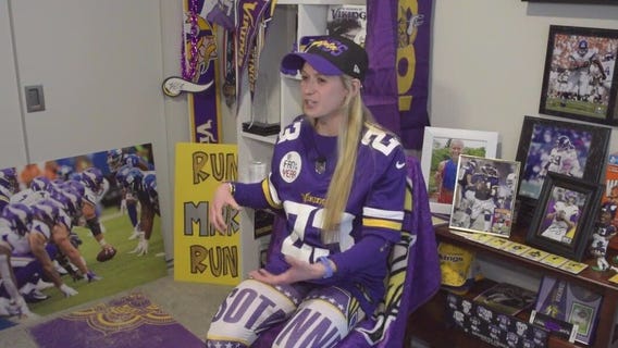 Minnesota Vikings super fan in Super Bowl contest