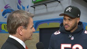 Bears' T.J. Edwards visits Boys & Girls Club of Bridgeport to give back, discuss season