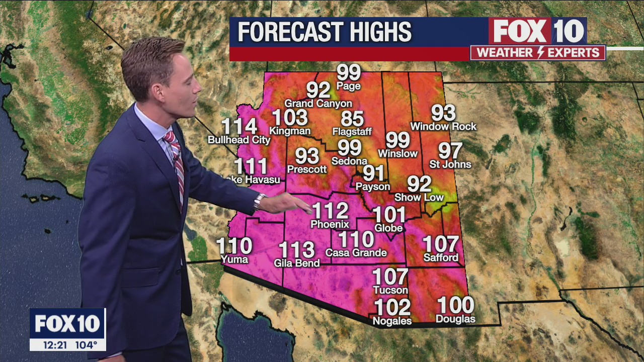 Noon Weather Forecast - 6/10/22