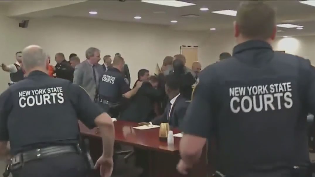 Buffalo mass shooting: Brawl erupts during sentencing hearing for man who killed 10 at supermarket