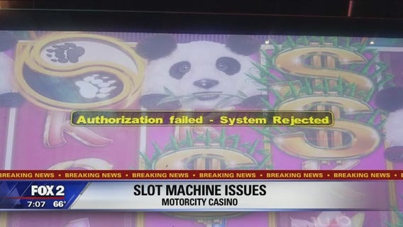 Slot machine glitches hold up customers for hours at MotorCity Casino