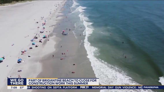 Part of Brigantine beach to close this summer