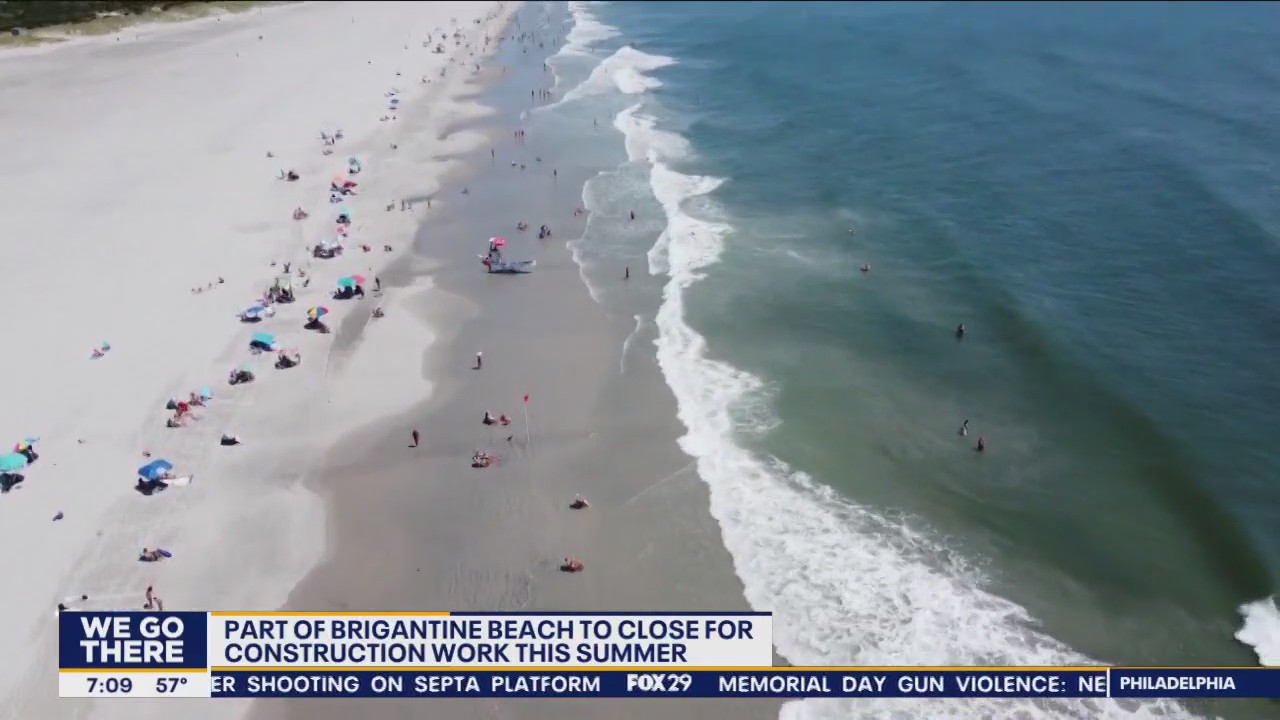 Part of Brigantine beach to close this summer