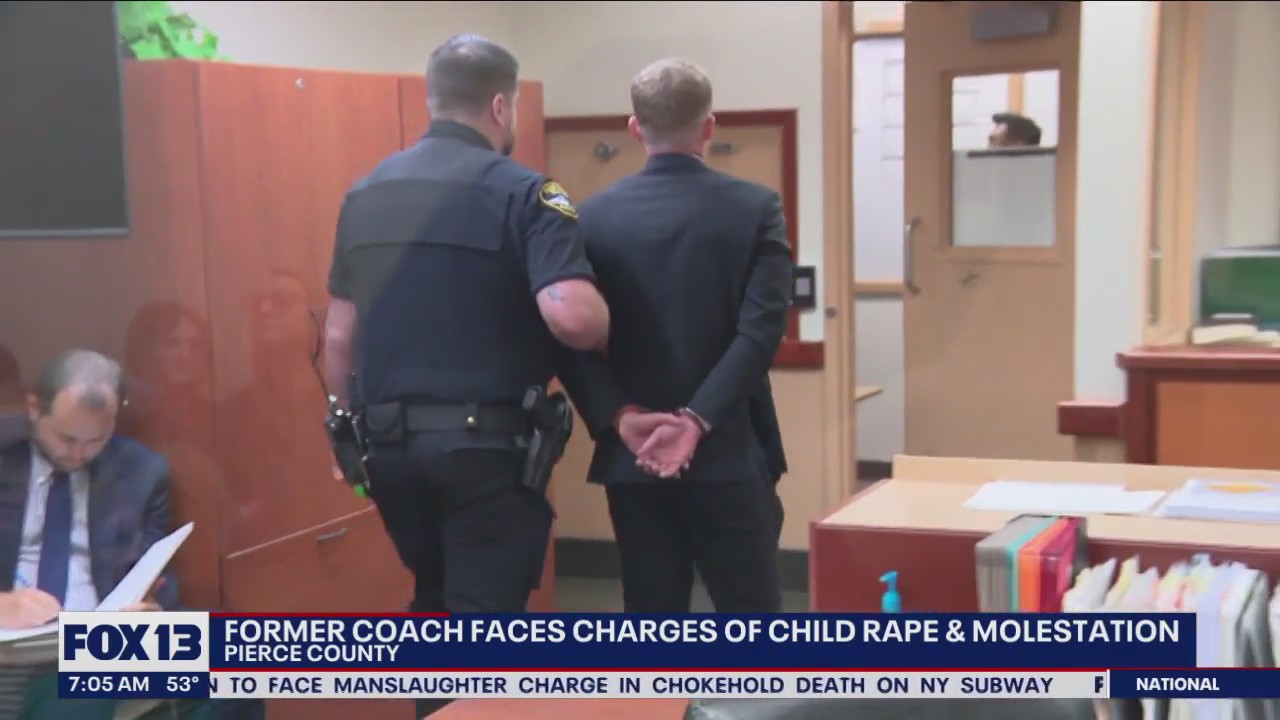 Courtroom erupts, former coach faces charges