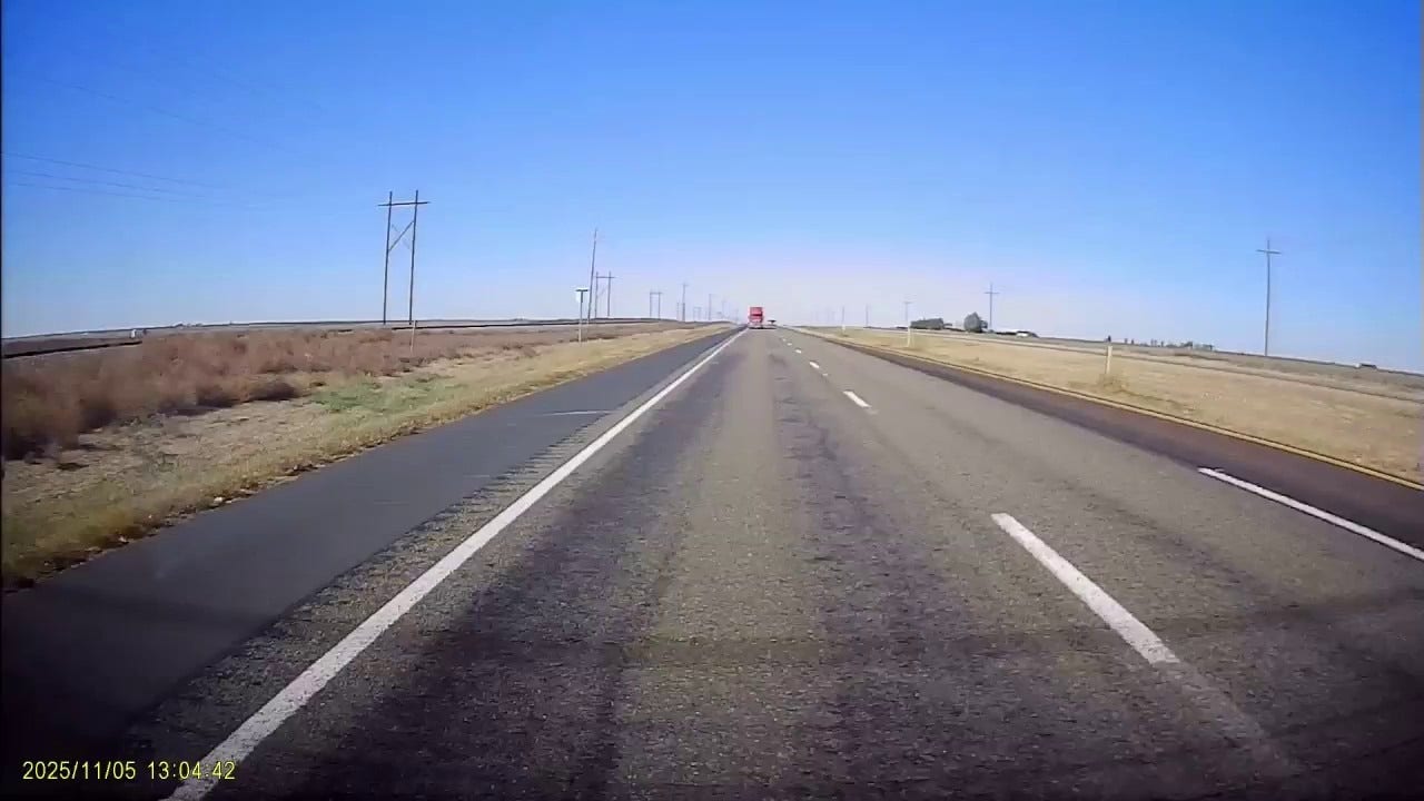 Dash cam footage of fatal crash