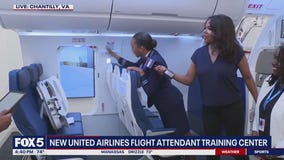 Inside look at new United Airlines flight attendant training