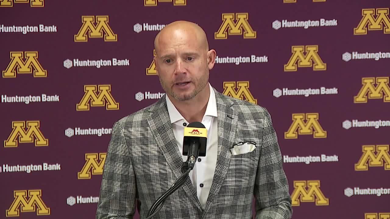 Gophers PJ Fleck on loss to Northwestern: 'It's 100 percent on my shoulders'