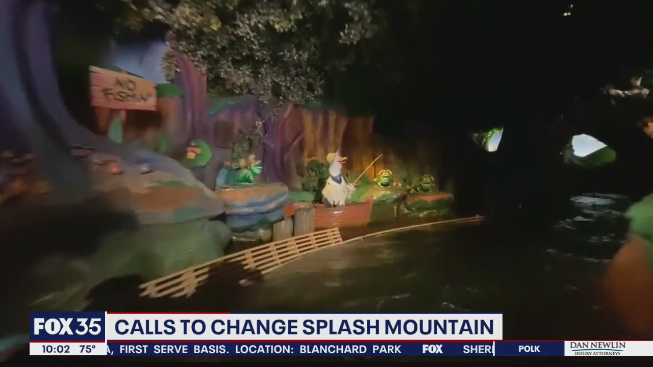 Calls to change Splash Mountain at Magic Kingdom